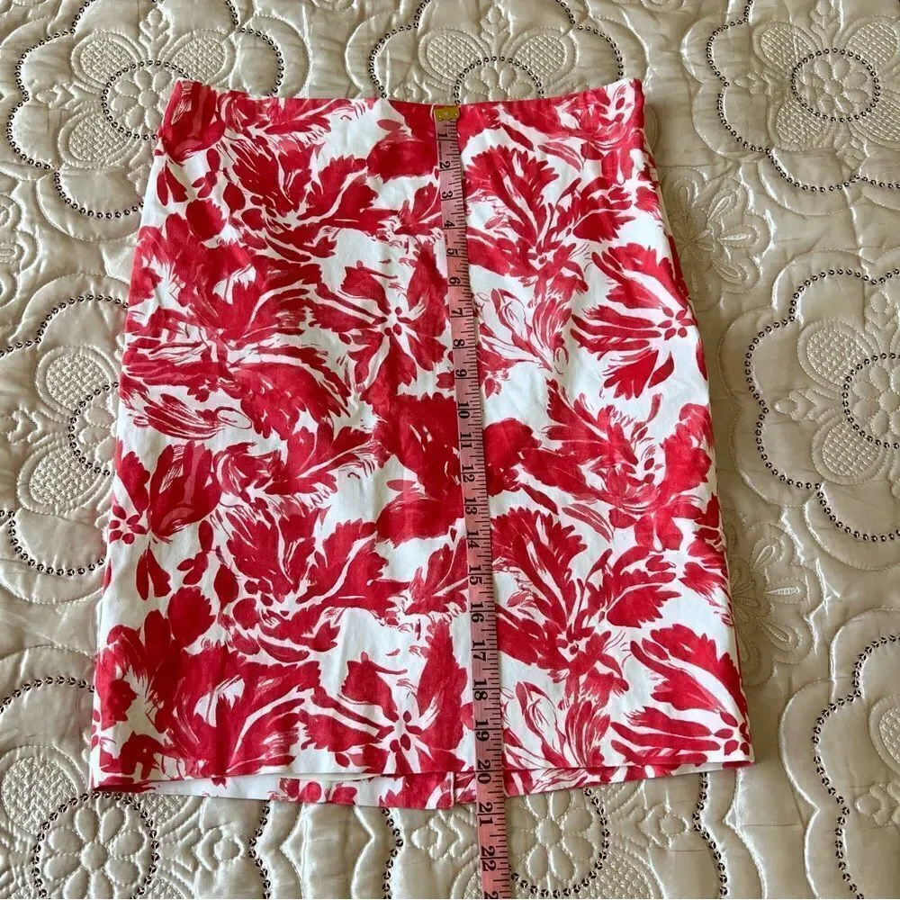 The Limited Dressy Career Floral Print Pencil Skirt Size 4